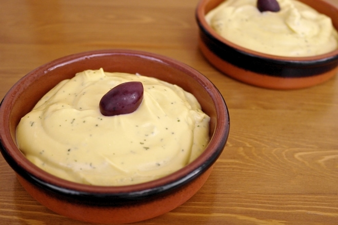 Taramosalata with potato