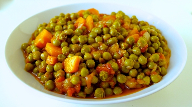 Greek Style Peas-Arakas Latheros