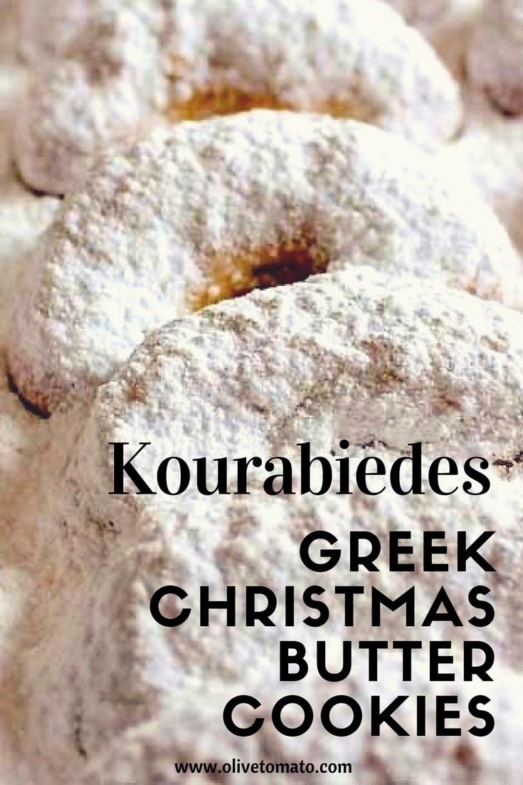 kourabiedes greek christmas cookies