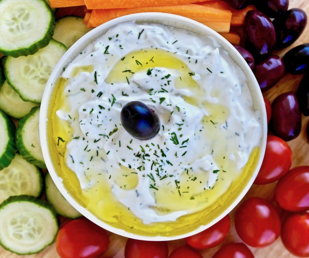 Authentic Tzatziki Recipe Olive Tomato