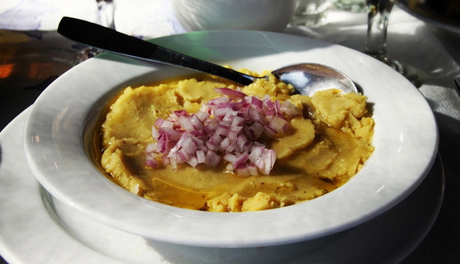 Traditional Greek Santorini Fava-Yellow Split Pea Dip