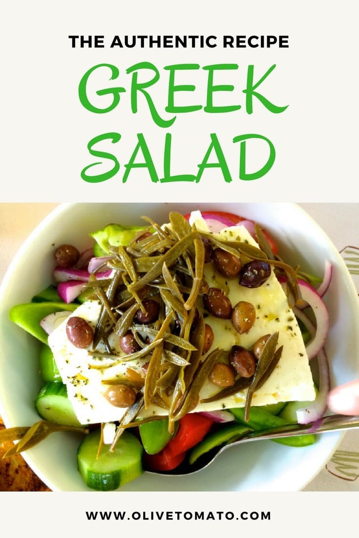 The Authentic Greek Salad Horiatiki OliveTomato