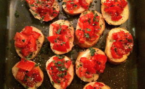 Simple and Fresh Mediterranean Tomato Appetizers