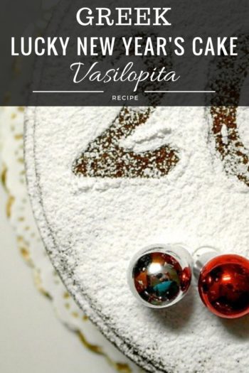 Vasilopita Greek New Year's Cake