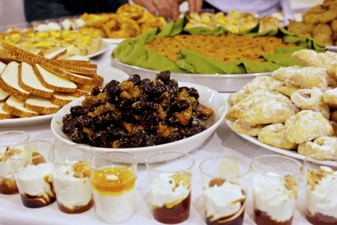 Breakfast Items from the Greek Island of Kos