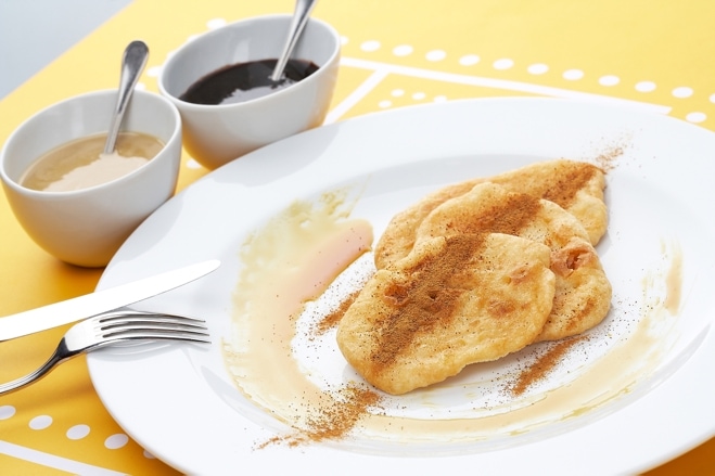 Acropolis Museum Restaurant Greek pancakes