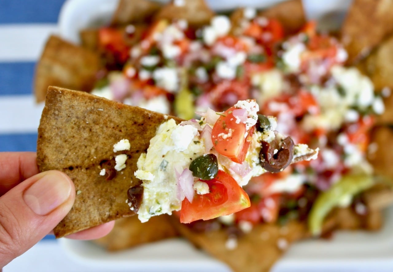 Greek nachos