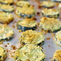 baked zucchini chips