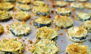 Greek Style Baked Zucchini Chips