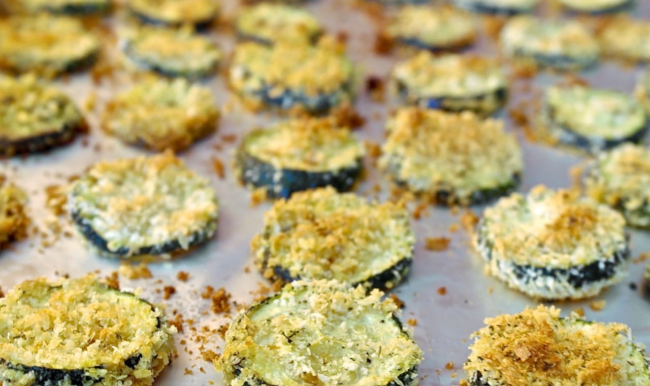 baked zucchini chips