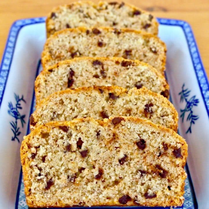Olive Oil Almond Banana Bread
