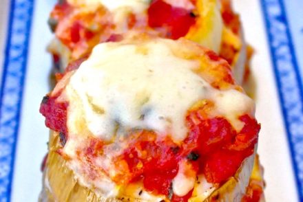 Greek eggplant parmigiana