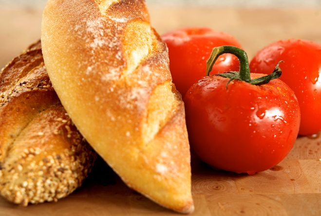 tomato and bread