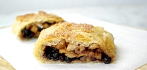 Apple-Raisin Phyllo Strudel