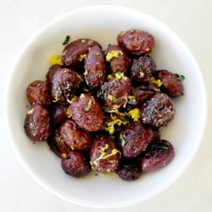 Greek Style Herb Roasted Olives