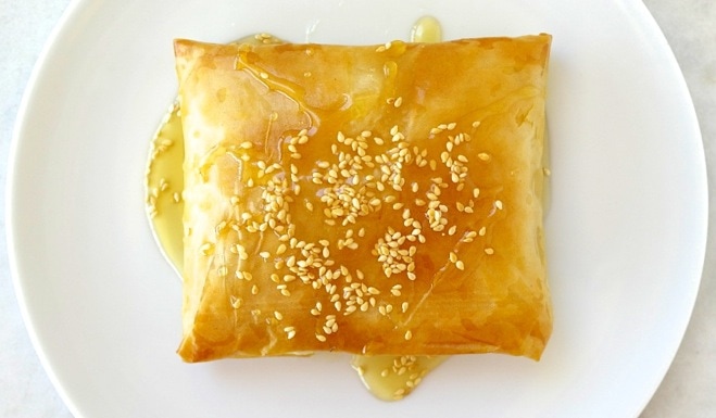 feta with honey