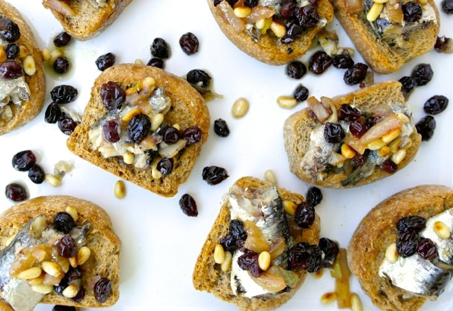 Greek sardines appetizer