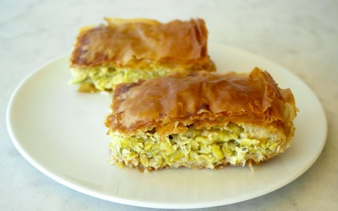 Greek Zucchini Pie Kolokithopita