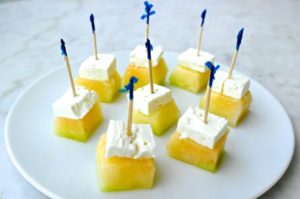 Cantaloupe – Feta Bites