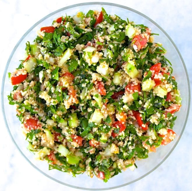 Classic Tabbouleh (Tabouli Salad)-A Favorite Mediterranean Salad