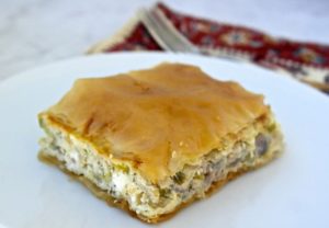 Greek Onion Pie with Feta Cheese – Kremmithopita
