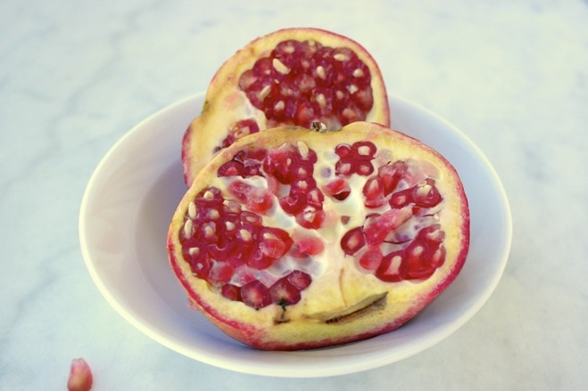 whole pomegranate