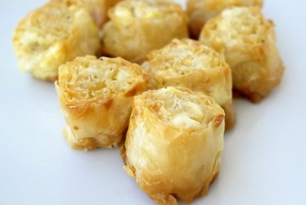 feta phyllo mini tiropita