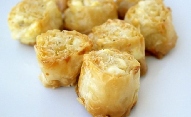 feta phyllo mini tiropita