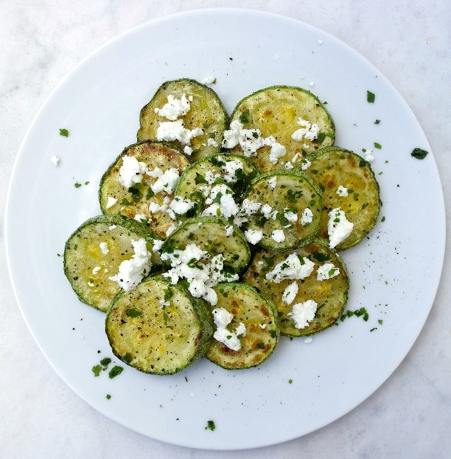 Sautéed Zucchini with Feta