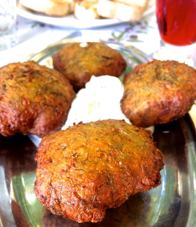 greek fennel patties fritters