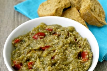 Greek eggplant dip melitzanosalata
