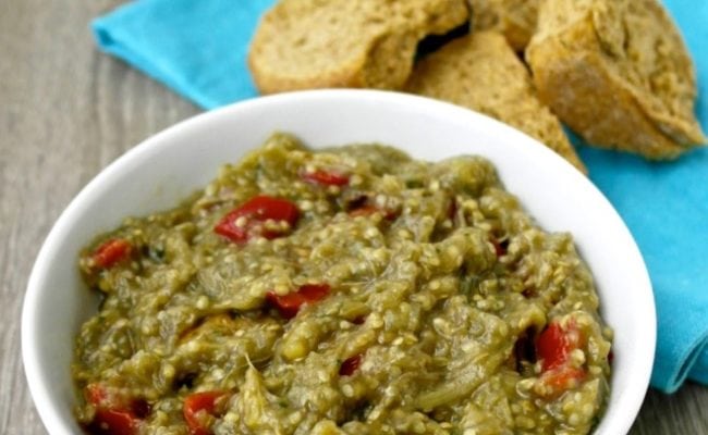 Greek eggplant dip melitzanosalata
