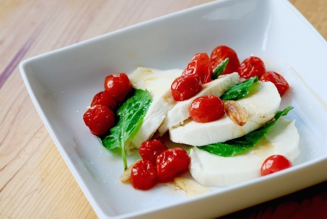 tomato and mozzarella