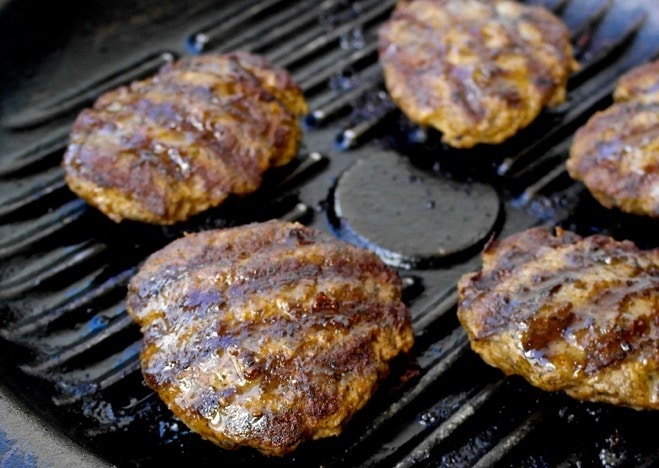 Greek burgers Biftekia