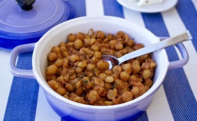 Greek Roasted Chickpeas