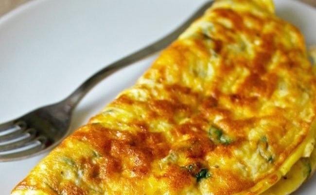greek omelette with feta