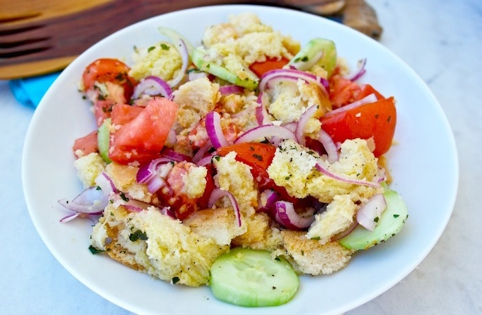 Panzanella Mediterranean Salad