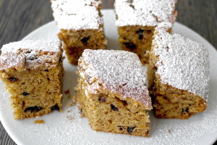 Greek Walnut Cake with Olive Oil and Dark Chocolate Chips – Karithopita