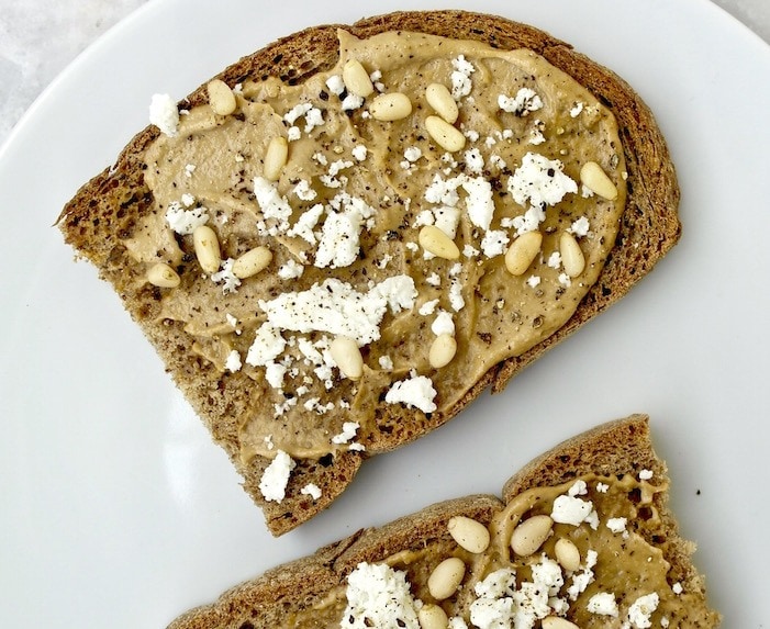 Savory Tahini- Feta Toast