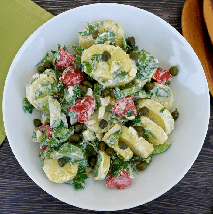 greek island potato salad