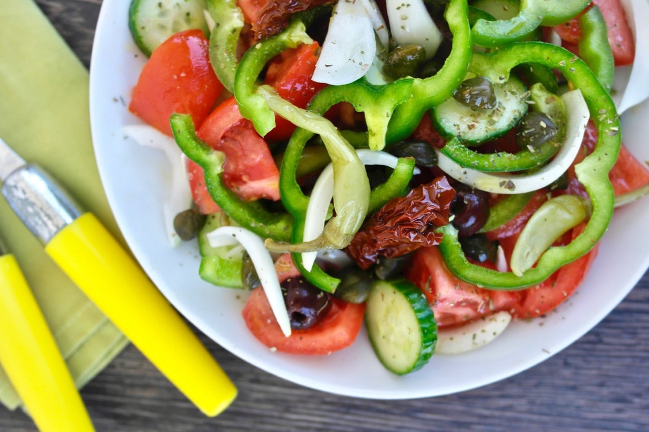 Greek island salad