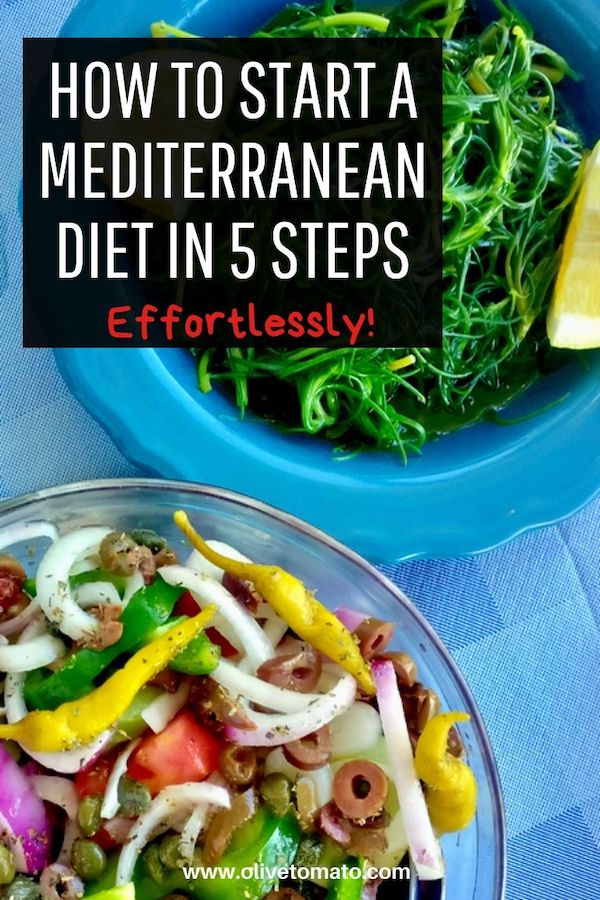 How to start the Mediterranean diet