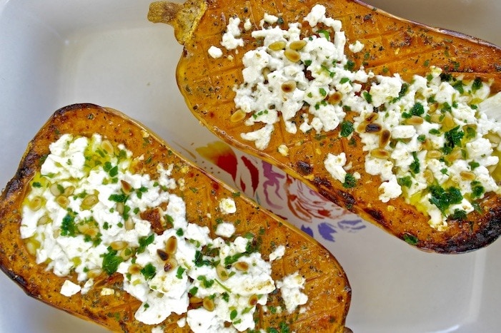 baked butternut squash