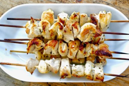 Authentic Chicken souvlaki