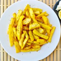 Olive oil fries