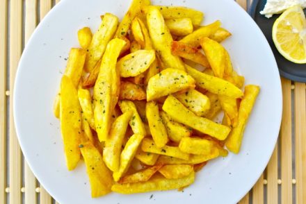 Olive oil fries