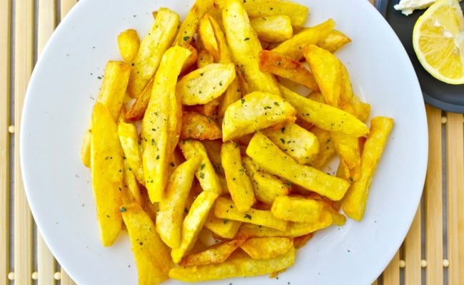 Olive oil fries
