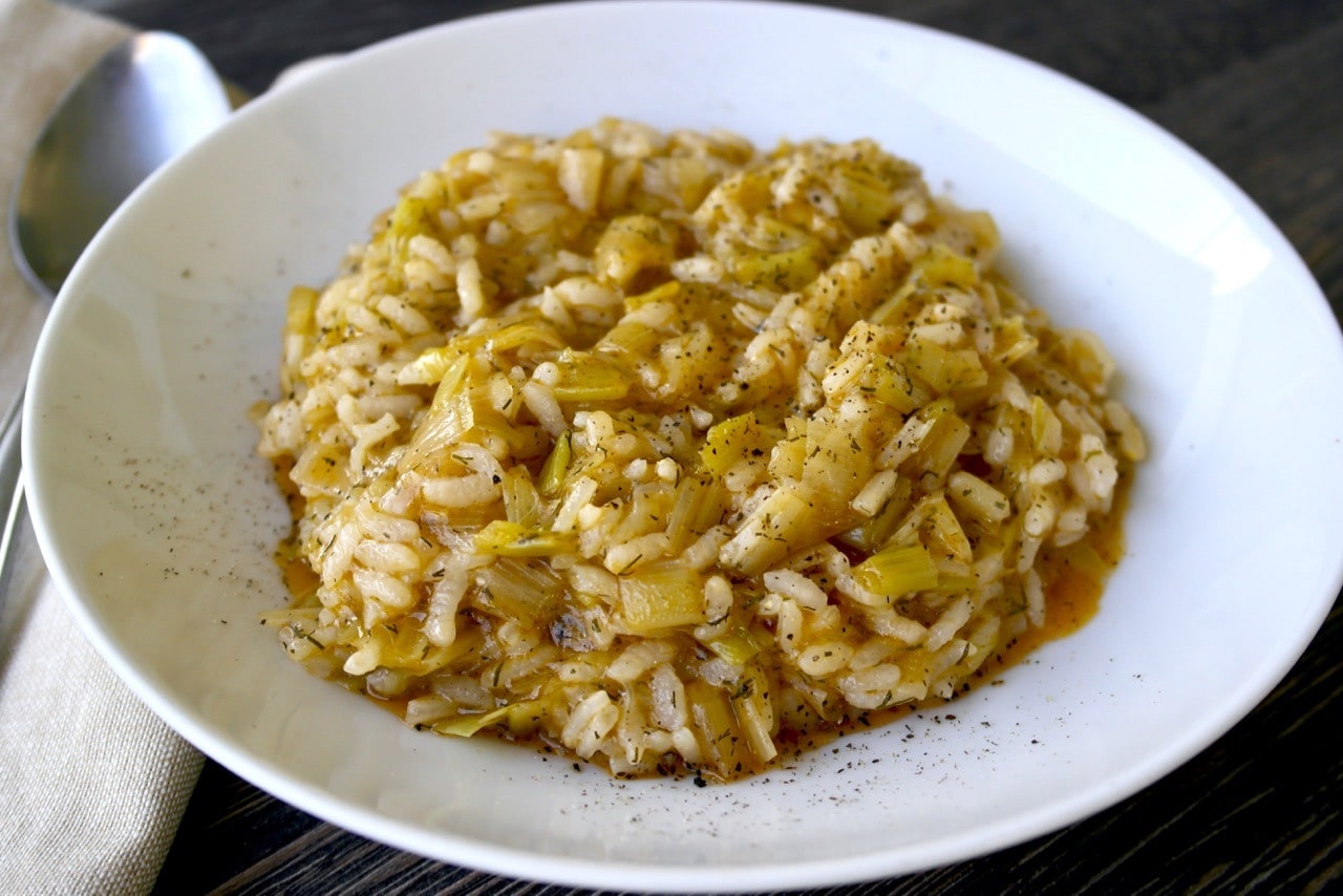 Greek Leeks and Rice Prasorizo