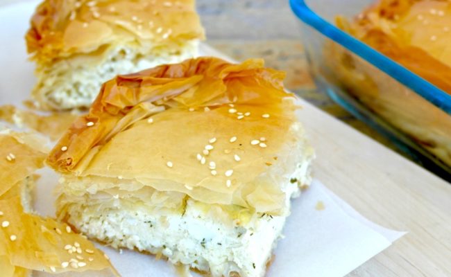 Traditional Tiropita – Greek Cheese Pie
