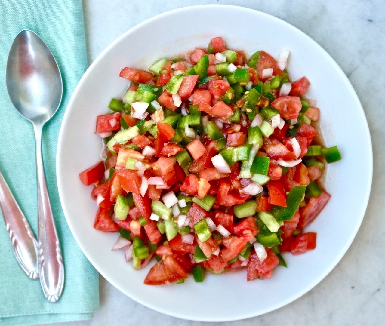 Spanish Tomato Salad Pipirrana